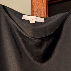 Loft Black Slip Dress